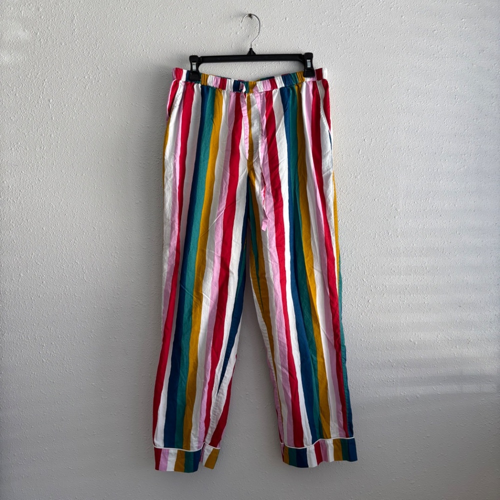 Printfresh Organic Cotton Multi Color Striped Paj… - image 1